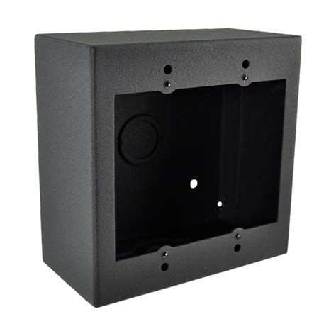 receptacle in metal box|steel 20.5x14.4x4.5 wall mount box.